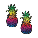 Pastease Rainbow Pineapple Sparkle Pastie