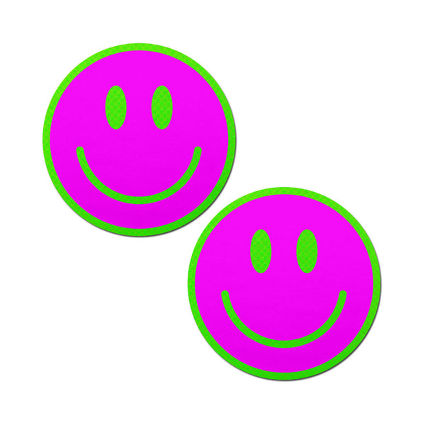 Pastease Neon Green GITD Pink Smile Past