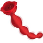 9X Beaded Bloom Silicone Rose Vibrator - Royal Sins