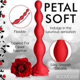 9X Beaded Bloom Silicone Rose Vibrator - Royal Sins