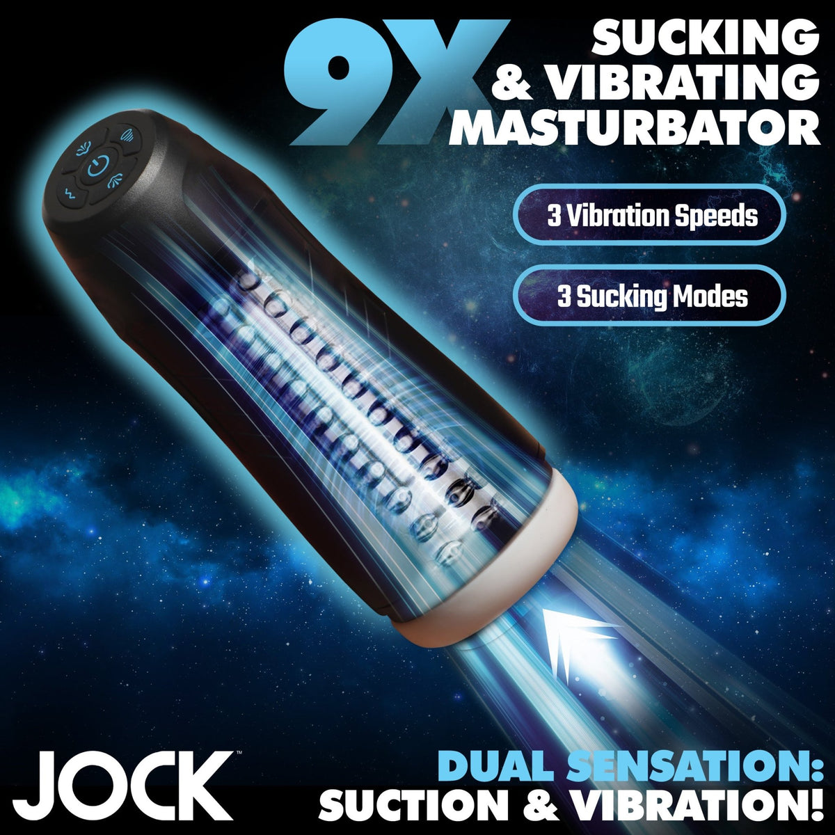 9X Sucking and Vibrating Masturbator - Royal Sins