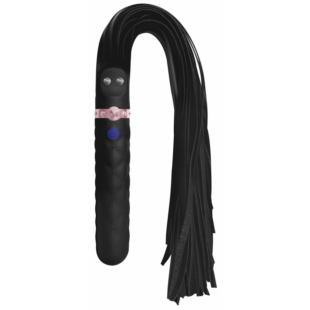 9X Vibrating Silicone Dildo Flogger - Royal Sins