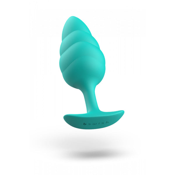 B Swish Bfilled Basic Plus Wave Anal Plug Seafoam