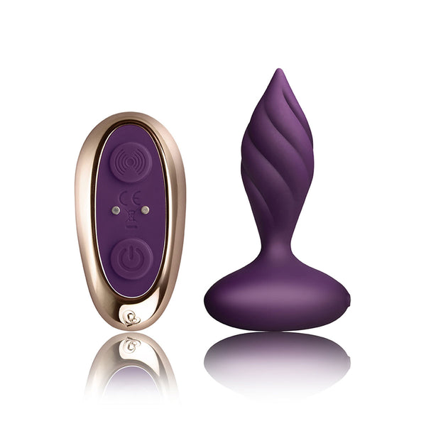 Petite Sensations Desire Vibrating Plug Purple