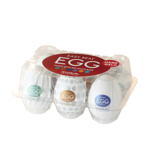 TENGA Easy Beat Egg 6pk - Hard Boiled