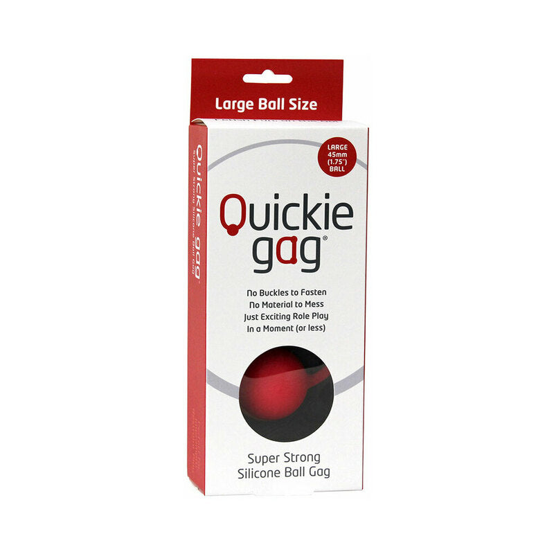 Quickie Ball Gag Large - Red