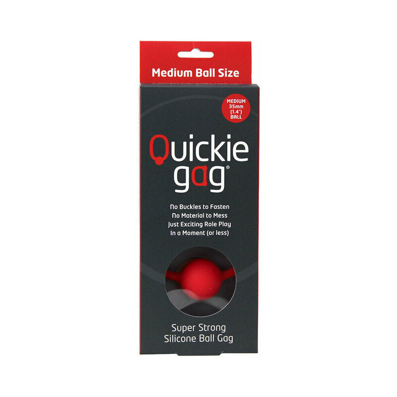 Quickie Ball Gag Medium - Red