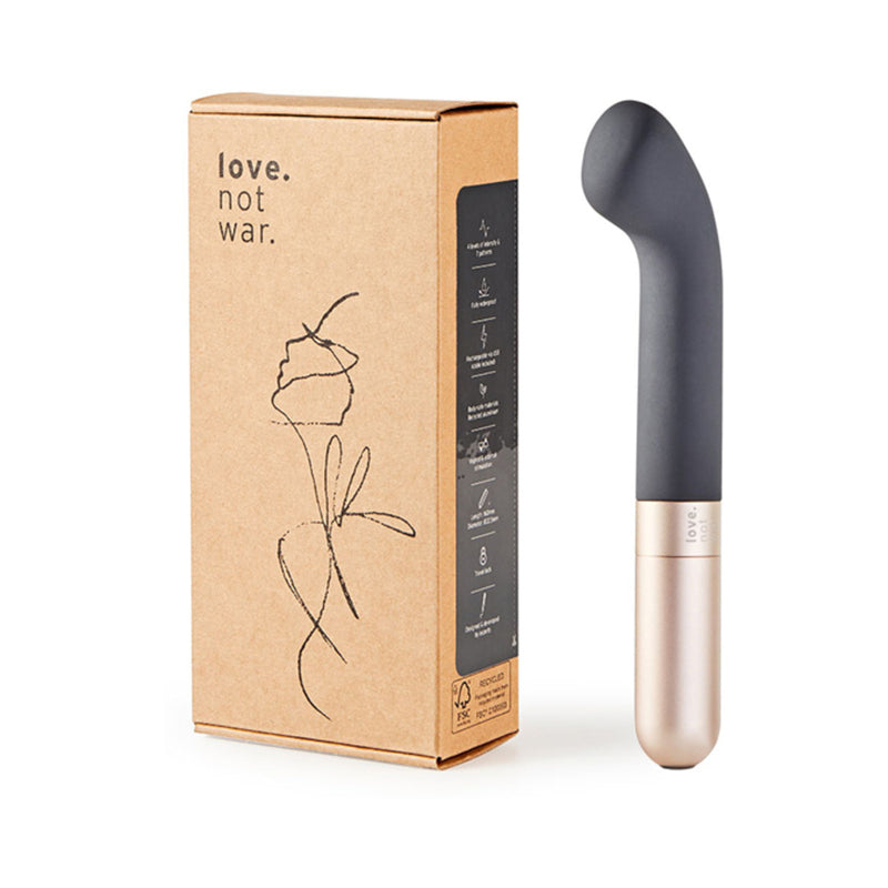 Love Not War Liebe Grey