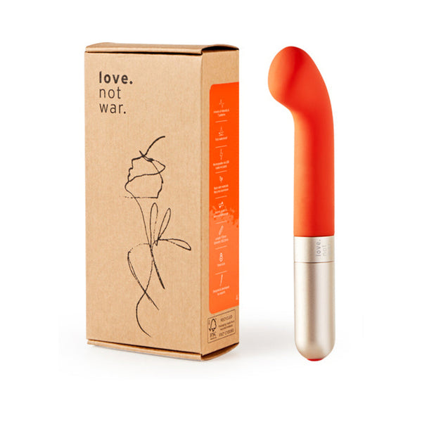 Love Not War Liebe Orange