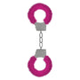 Shots Ouch! Beginner's Furry Handcuffs - Pink