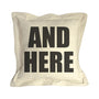 Twisted Wares And Here Pillow