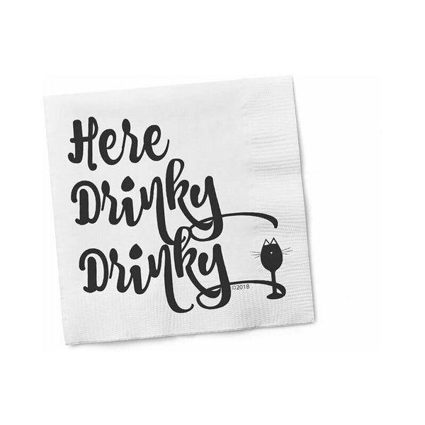 Twisted Wares Here Drinky Drinky Napkins 20pk