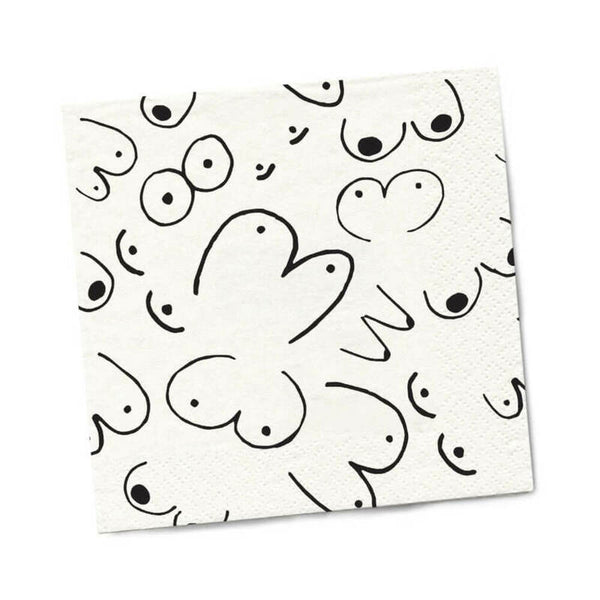 Twisted Wares Boobs Napkins