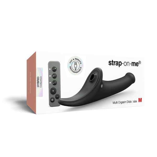 Strap On Me Multi Orgasm Dildo Medium Bk