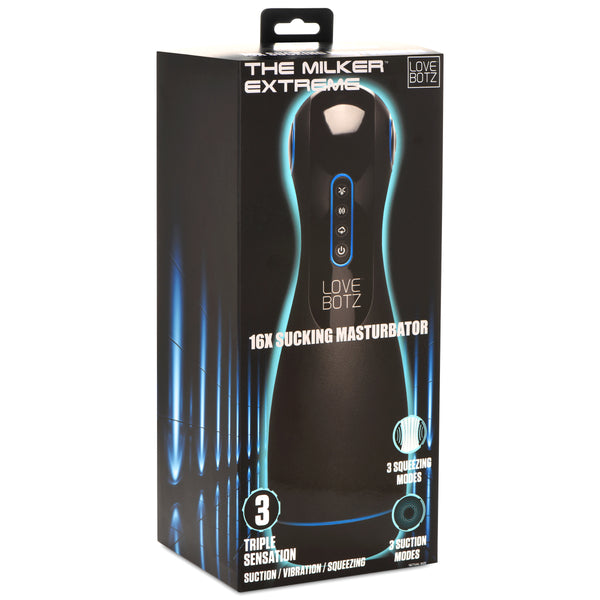 The Milker Extreme 16X Sucking, Squeezing, and Vibrating Masturbator