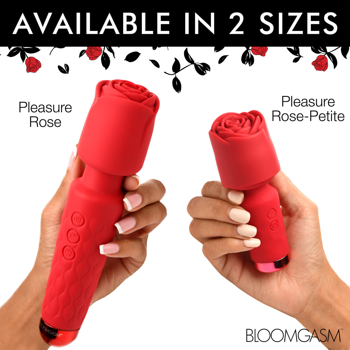 Pleasure Rose-Petite Mini Silicone Rose Wand