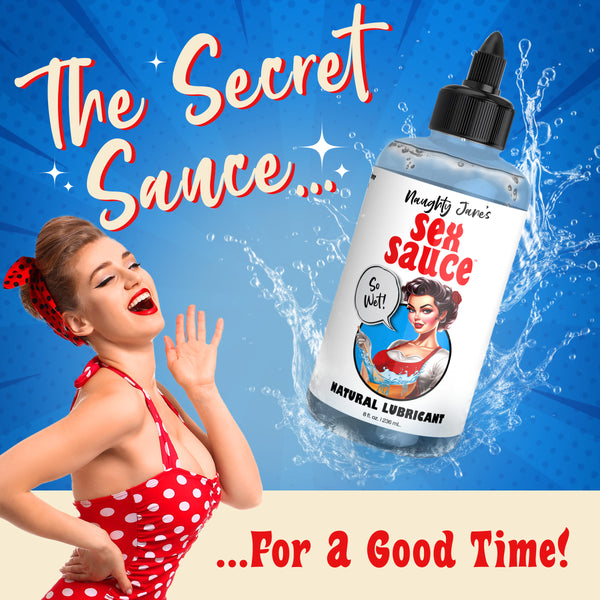 Naughty Jane's Sex Sauce Natural Lubricant - 8oz