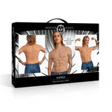 Ripped Silicone Male Chest - Medium
