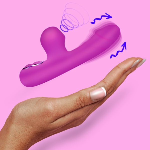 Mini Suction Silicone Rabbit Vibrator