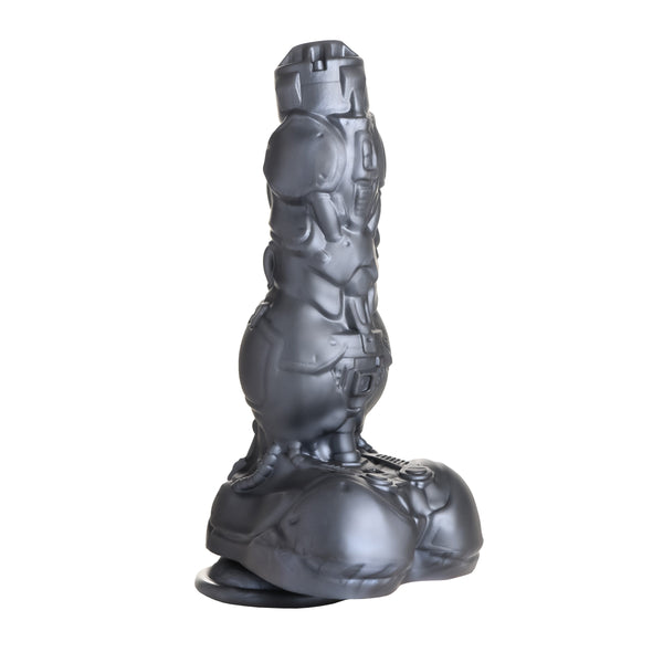 Creature Cocks AH484 Cyborg Cock Thrusting and Vibrating Silicone Dildo