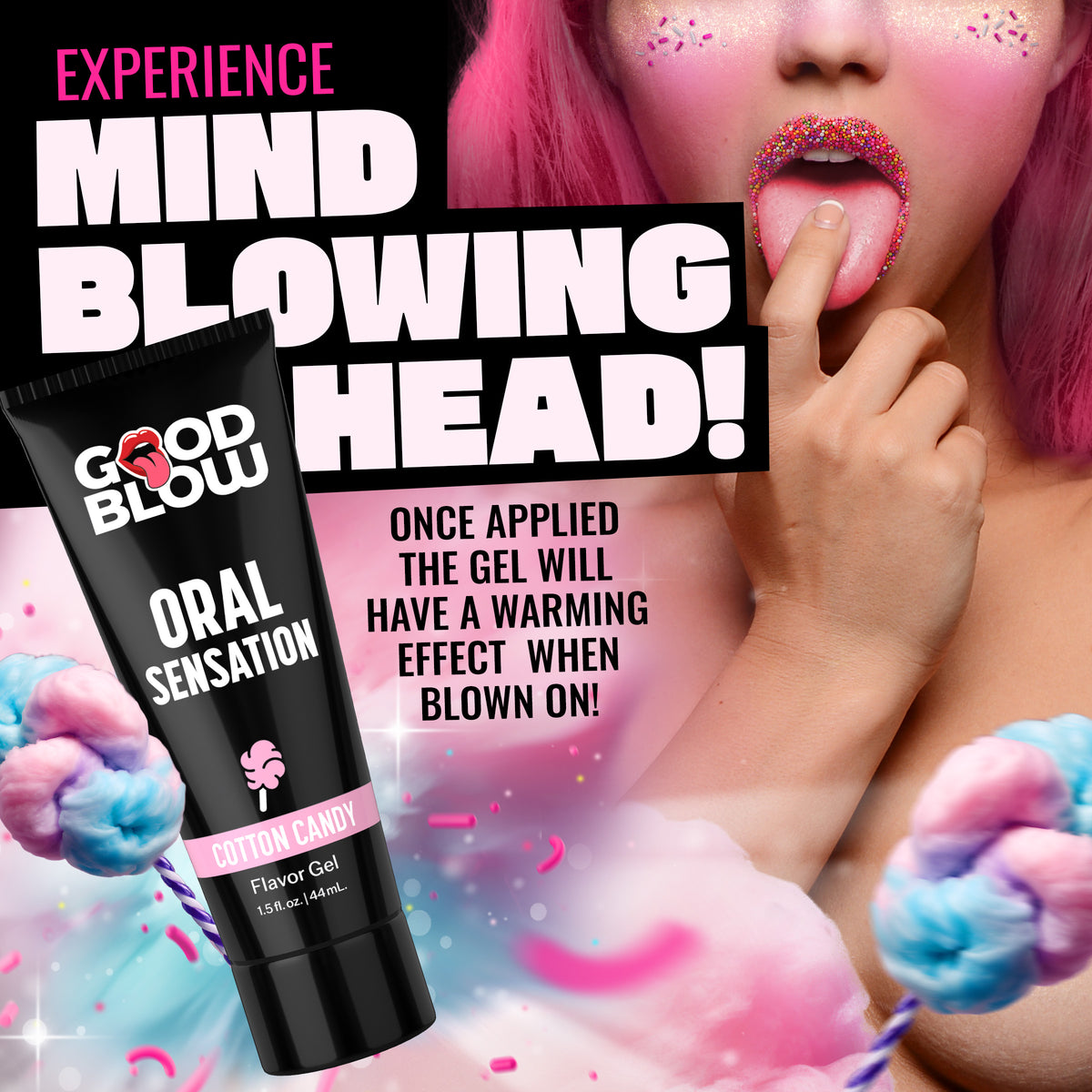 Oral Sensation Gel - Cotton Candy