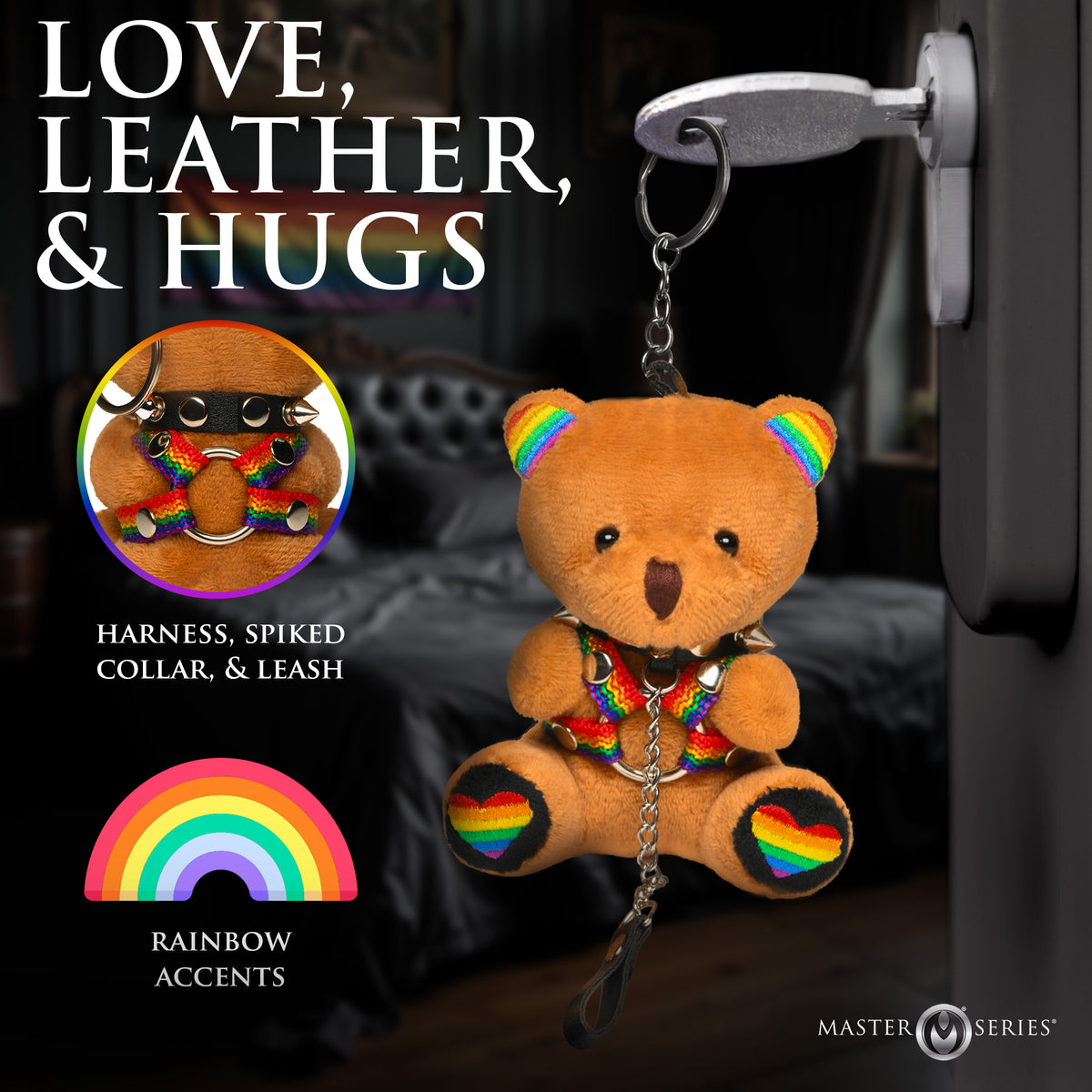 Pride Bear Keychain