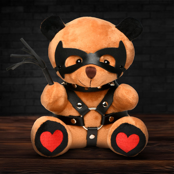 Master Series Dom Bear - Plush Kinky Toy with Accessories