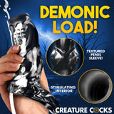 Night Prowler Squirting Silicone Penis Enhancer - Silver