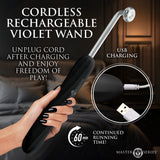 Elektra Rechargeable Violet Wand - Black
