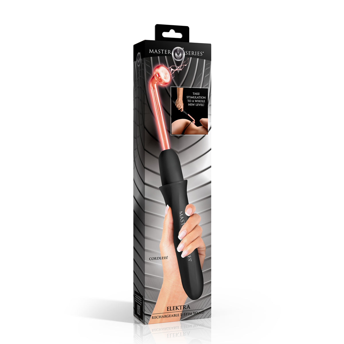 Elektra Rechargeable Violet Wand - Black