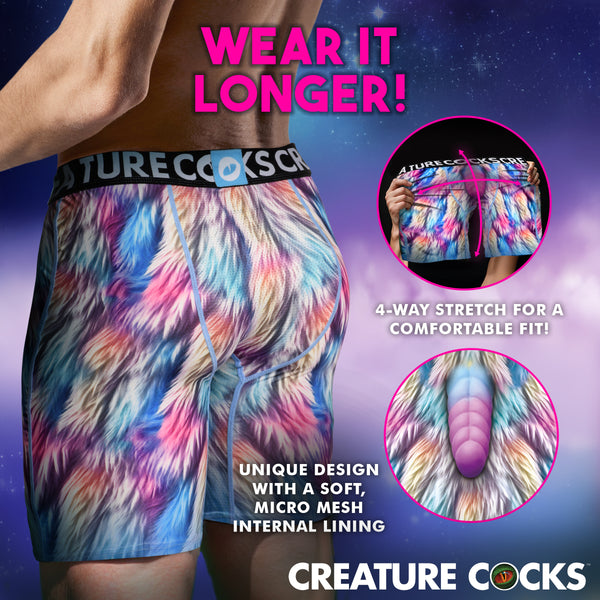 Creature Wear Mystique Unicorn Boxer Shorts - Medium