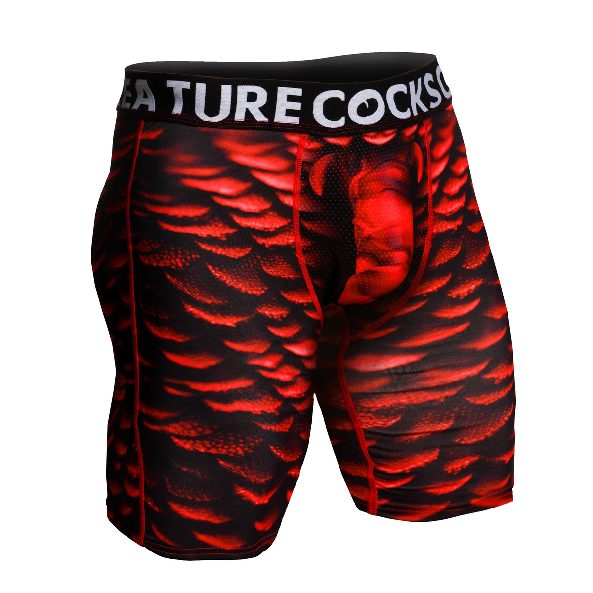 Creature Wear Horny Devil Demon Boxer Shorts - Large