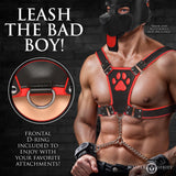 Alpha Pup Bulldog Harness - Red