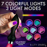 Vibrating Silicone Optical Fiber Butt Plug