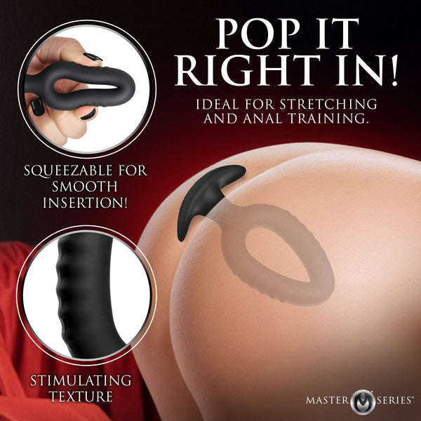 Pop Plugs 3 Piece Hollow Silicone Anal Trainer Set