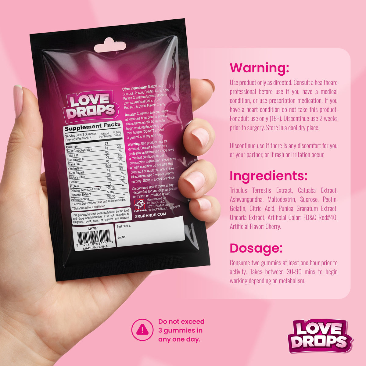Sexual Enhancement Gummies for Her - Excite (8pcs)