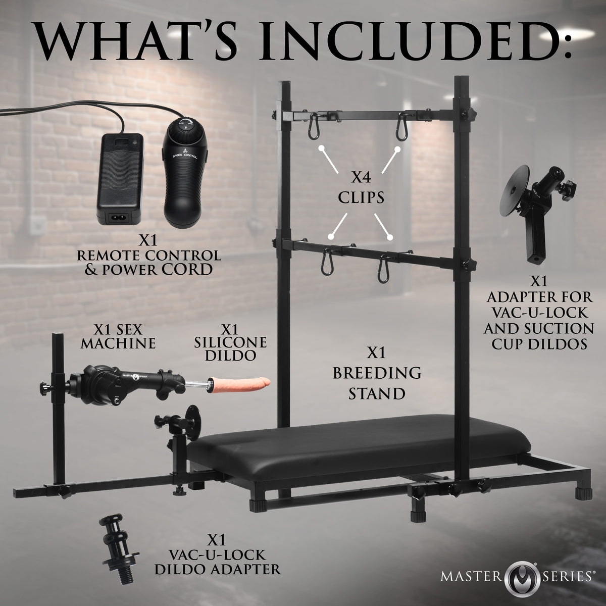 Breed Master Breeding Stand w/ Sex Machine