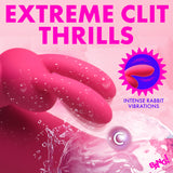 Come Hither Silicone Rabbit Vibrator - Pink