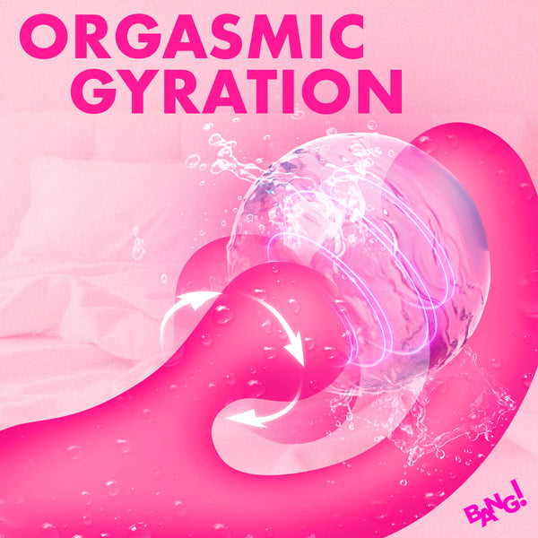 Gyro Rabbit Silicone Vibrator - Pink