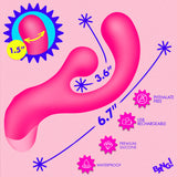 Gyro Rabbit Silicone Vibrator - Pink