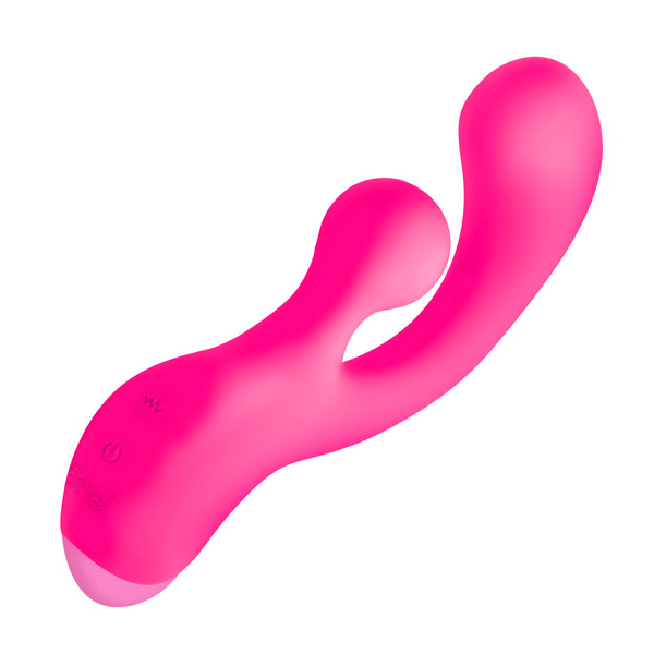Gyro Rabbit Silicone Vibrator - Pink