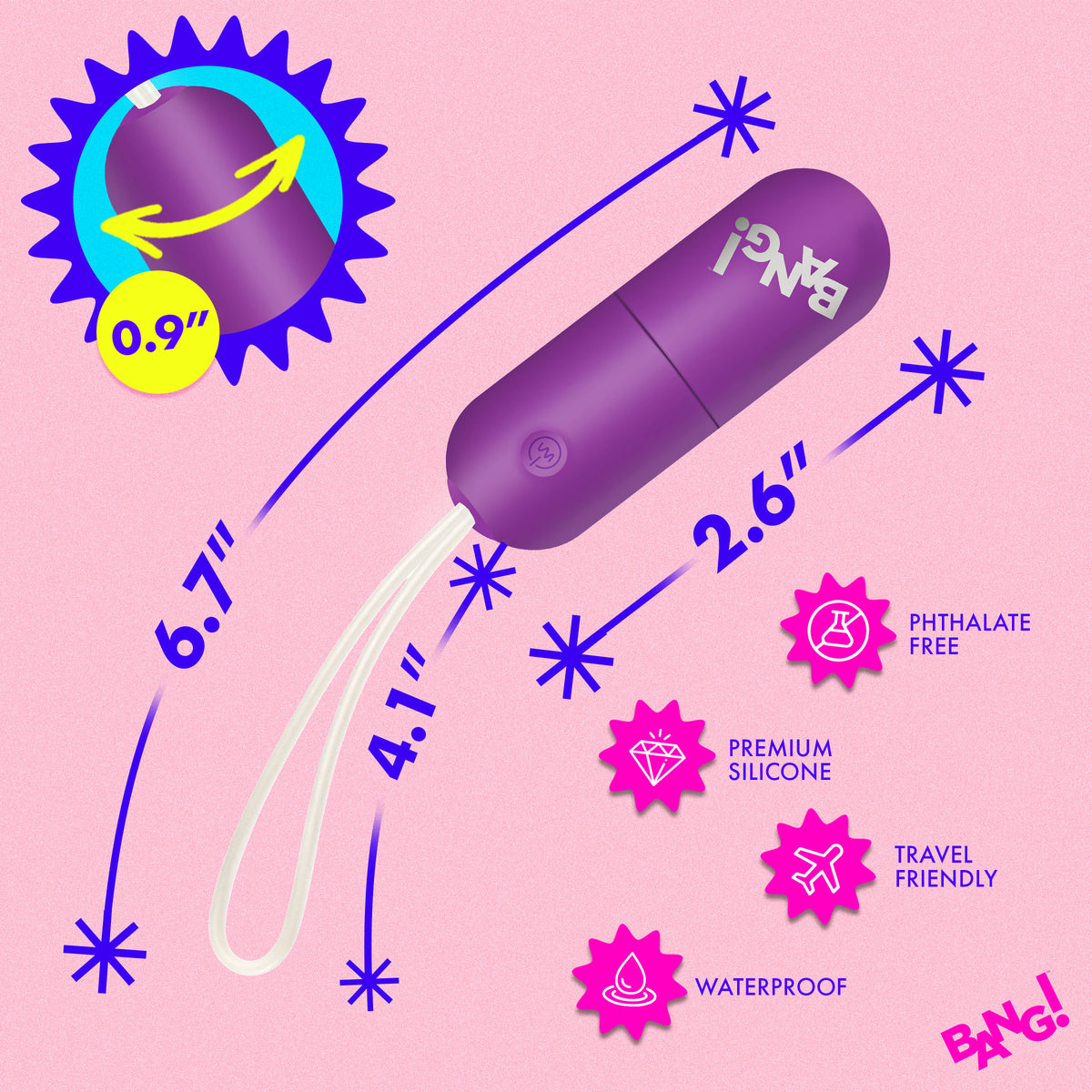 Vibrating Egg - Purple