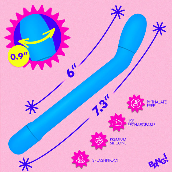 Slim G-Spot Vibrator - Blue