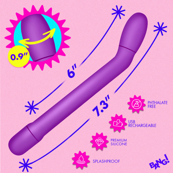 Slim G-Spot Vibrator - Purple