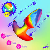 Rotating and Vibrating Silicone Butt Plug