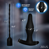 Inflatable Anal Plug & Urethral Sound E-Stim Kit