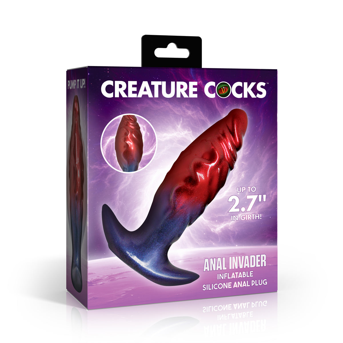 Anal Invader Inflatable Silicone Anal Plug