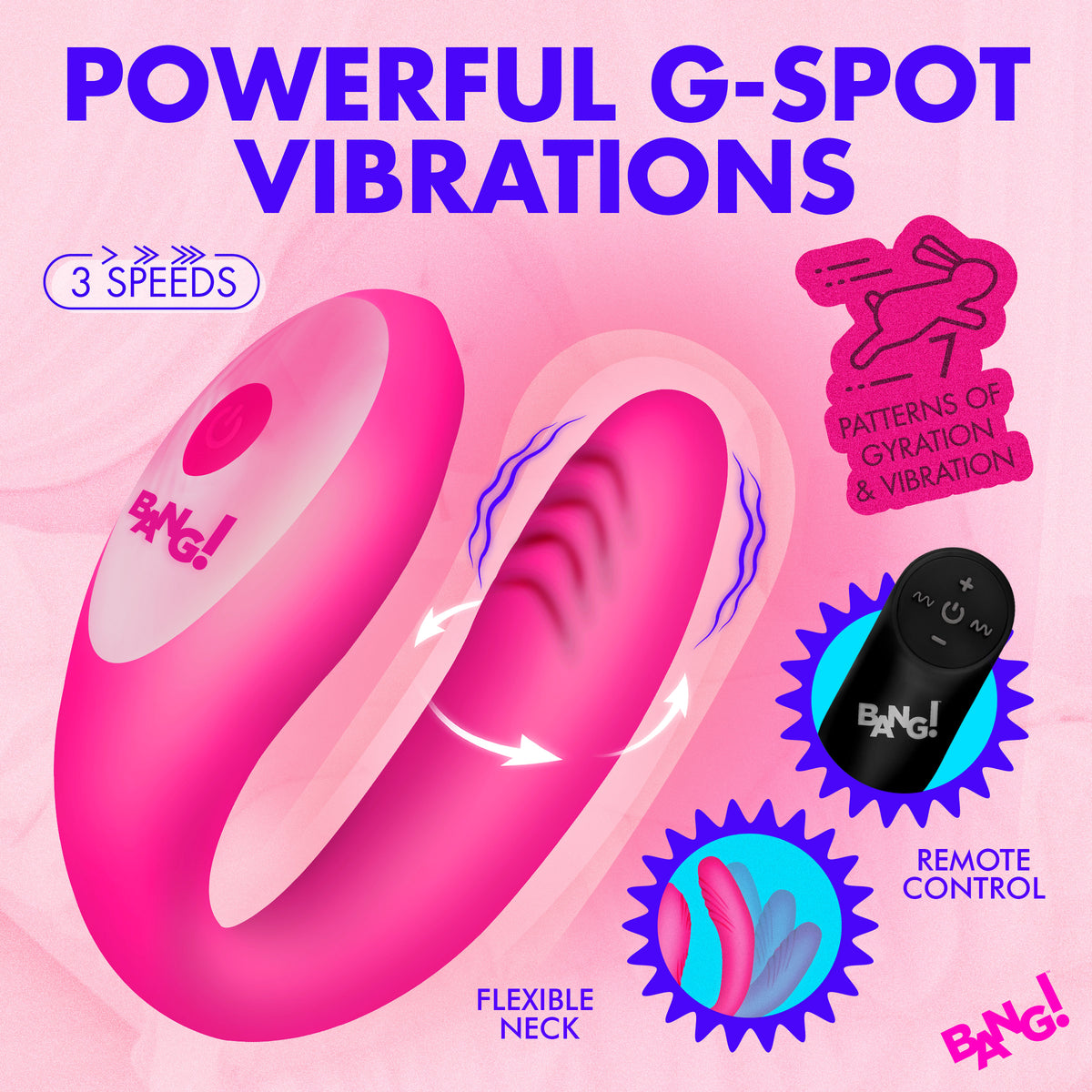 Gyrating G-Spot Vibrator - Pink