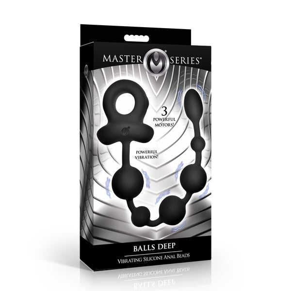 Balls Deep Vibrating Silicone Anal Beads
