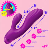 Flexible G-Spot Silicone Rabbit Vibrator